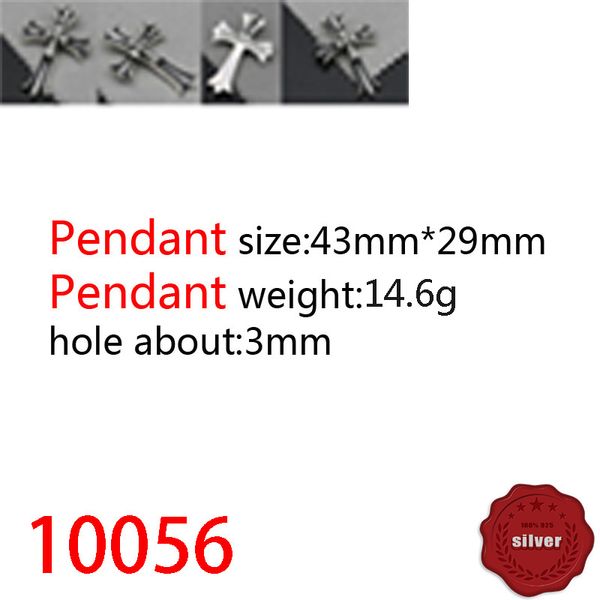 10056 fashionable s925 sterling silver retro cross flower pendant net red couple creative letter personalized classic punk hip hop style
10056 fashionable s925 sterling silver retro cross flower pendant net red couple creative letter personalized classic punk hip hop style