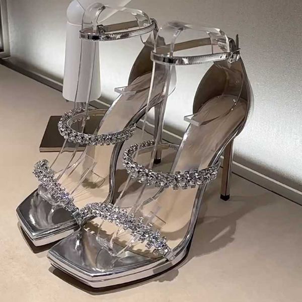 high women's rhinestone chain thick sole waterproof platform 2023 new summer crystal square head thin heel fairy sandals, Black
high women's rhinestone chain thick sole waterproof platform 2023 new summer crystal square head thin heel fairy sandals, Black