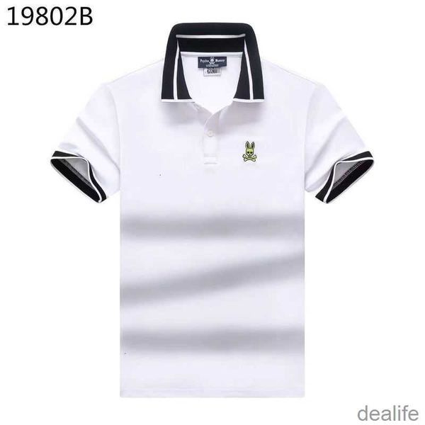 psycho bunny 2023 summer new men's skull rabbit polo shirt short sleeve cartoon embroidery collar solid color fashion brand simple 28es, White;black
psycho bunny 2023 summer new men's skull rabbit polo shirt short sleeve cartoon embroidery collar solid color fashion brand simple 28es, White;black