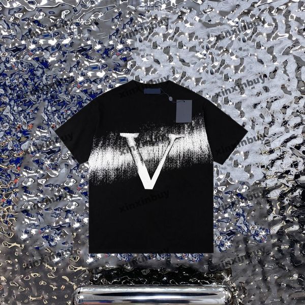 xinxinbuy men designer tee t shirt 23ss blur gradient letter paris print short sleeve cotton women white black xs-l, Black;brown
xinxinbuy men designer tee t shirt 23ss blur gradient letter paris print short sleeve cotton women white black xs-l, Black;brown
