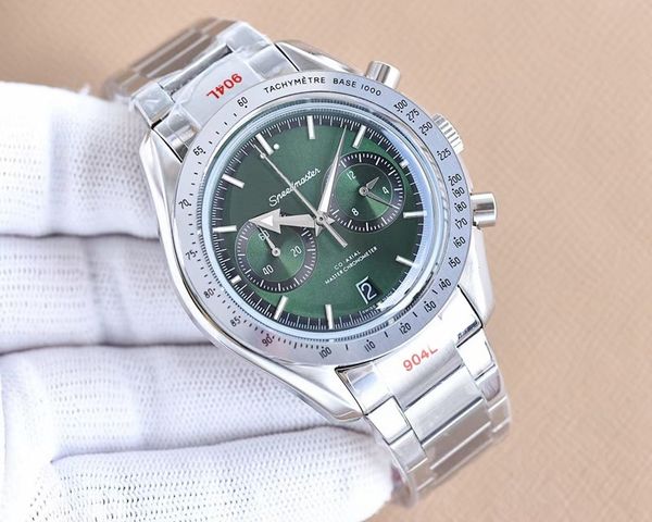wristwatches for men 2023 new mens watches 43mm five stitches all dial work quartz watch omeg luxury brand designer chronograph clock steel, Slivery;brown
wristwatches for men 2023 new mens watches 43mm five stitches all dial work quartz watch omeg luxury brand designer chronograph clock steel, Slivery;brown