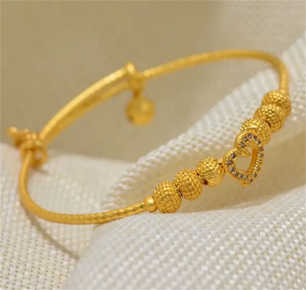 gorgeous heart-shaped gold bangles - perfect gift for kids in dubai, arab, and ethiopia, Golden;silver
gorgeous heart-shaped gold bangles - perfect gift for kids in dubai, arab, and ethiopia, Golden;silver