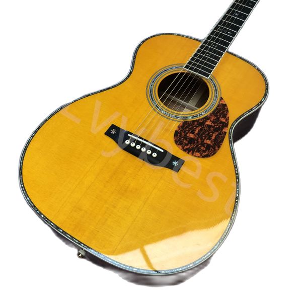 lvy40-inch all-solid wood om42 mould surface yellow paint surface acoustic wooden guitar
lvy40-inch all-solid wood om42 mould surface yellow paint surface acoustic wooden guitar