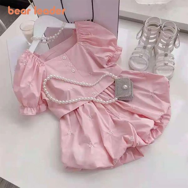 sets suits bear leader children casual 2023 fashion brand summer style beautiful lantern sleeve shorts for kids pink sets 230508
sets suits bear leader children casual 2023 fashion brand summer style beautiful lantern sleeve shorts for kids pink sets 230508