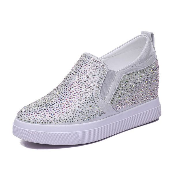 fujin 7cm platform wedge sneakers shoes genuine leather bling bling slip on spring autumn women fashion sneakers bling bling, Black
fujin 7cm platform wedge sneakers shoes genuine leather bling bling slip on spring autumn women fashion sneakers bling bling, Black