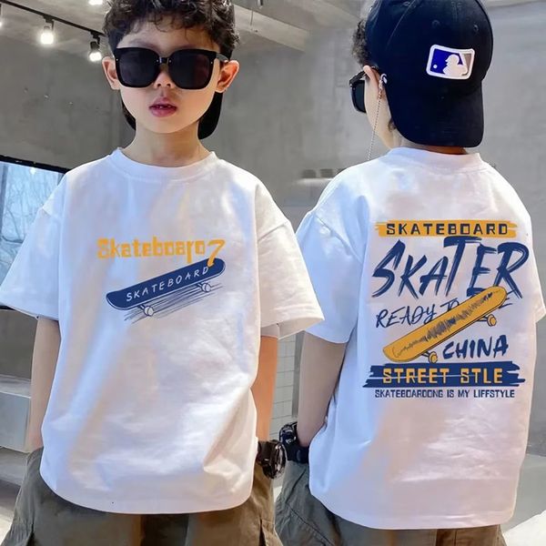 t shirts summer kids clothes streetwear print letter shirt short sleeve ops ees boys girls 100 cotton shirts children 230508, Blue
t shirts summer kids clothes streetwear print letter shirt short sleeve ops ees boys girls 100 cotton shirts children 230508, Blue