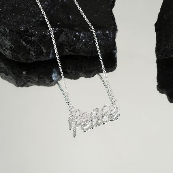 sliver gold peace chain necklaces for kids teen girls women mom daughter lovers designer jewelry diamond party wedding gifts birthday 18k pl, Silver
sliver gold peace chain necklaces for kids teen girls women mom daughter lovers designer jewelry diamond party wedding gifts birthday 18k pl, Silver