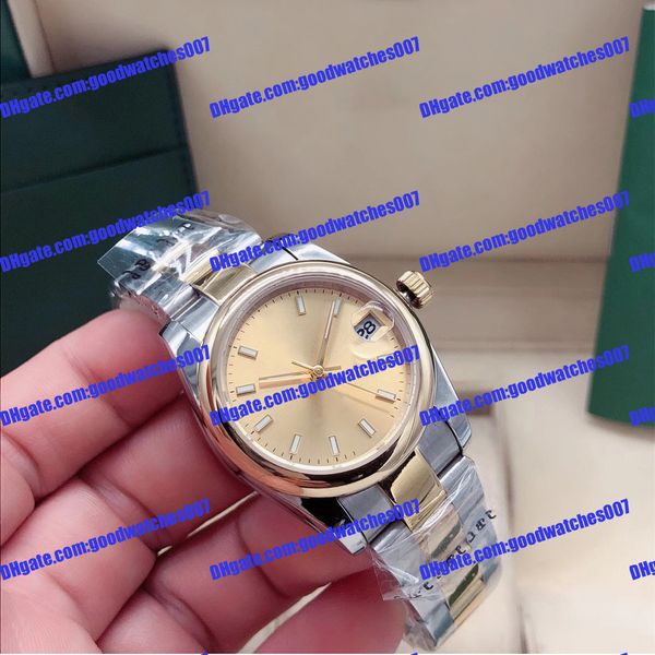 selling watch 278243 278273 31mm gold luminous dial dual color stainless steel strap women's watch 2813 movement automatic mechanical w, Slivery;brown
selling watch 278243 278273 31mm gold luminous dial dual color stainless steel strap women's watch 2813 movement automatic mechanical w, Slivery;brown