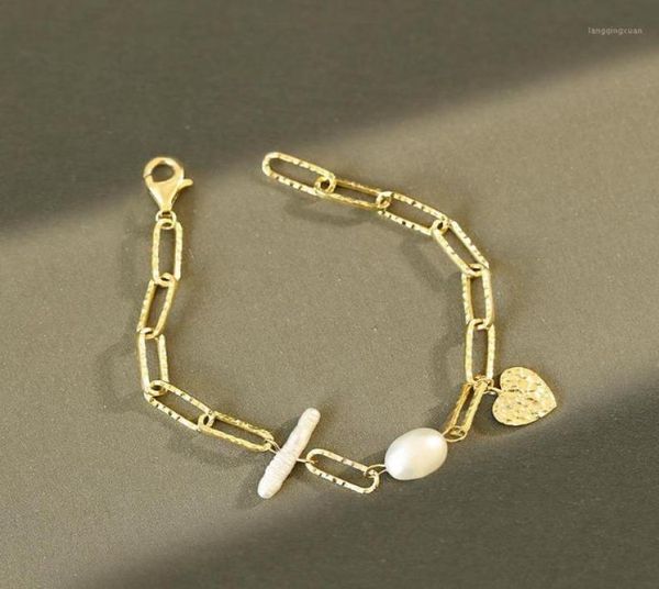 other bracelets korean style s925 pure silver heart bangle women039s pearl bracelet student gift chain ornaments12707227, Golden;silver
other bracelets korean style s925 pure silver heart bangle women039s pearl bracelet student gift chain ornaments12707227, Golden;silver