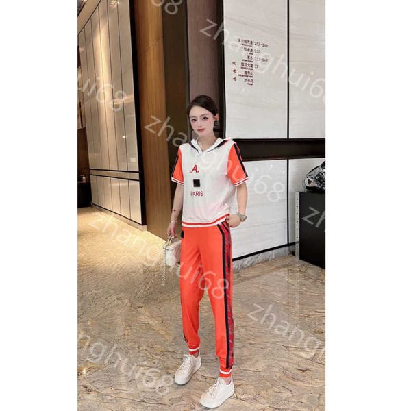 23ss women tracksuit womens designer clothing pure cotton logo printed hoodie short sleeve color matching elastic waist pull rope trousers s, Gray
23ss women tracksuit womens designer clothing pure cotton logo printed hoodie short sleeve color matching elastic waist pull rope trousers s, Gray