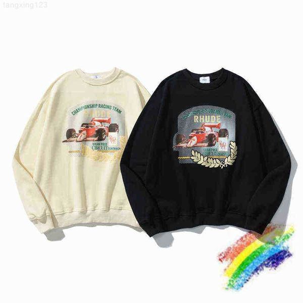 men's hoodies sweatshirts rhude men women version racing print cotton terry crewneck, Black
men's hoodies sweatshirts rhude men women version racing print cotton terry crewneck, Black