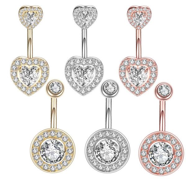 fashion belly button piercing heart navel ring 316l surgical stainless steel cz belly piercing ombligo jewelry for women, Silver
fashion belly button piercing heart navel ring 316l surgical stainless steel cz belly piercing ombligo jewelry for women, Silver