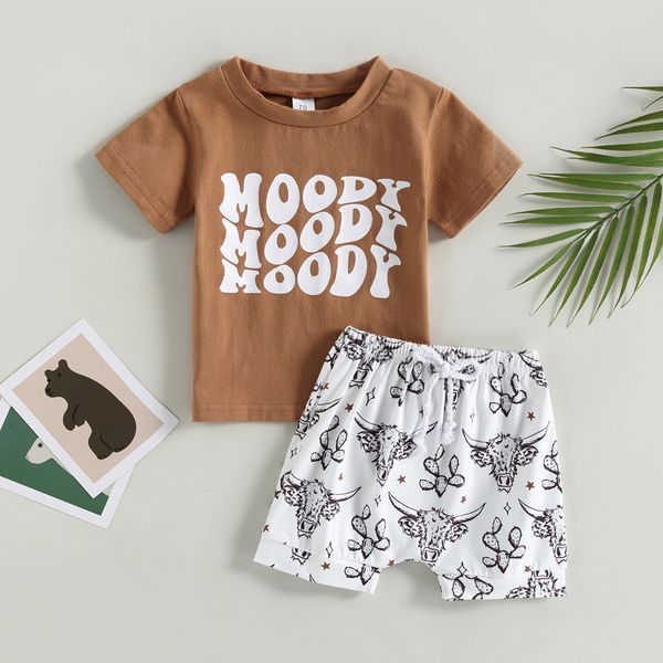fashion baby boys cartoon clothing sets infant letter short sleeve t-shirt cactus cow head printed shorts 2pcs clothes suit summer children, White
fashion baby boys cartoon clothing sets infant letter short sleeve t-shirt cactus cow head printed shorts 2pcs clothes suit summer children, White