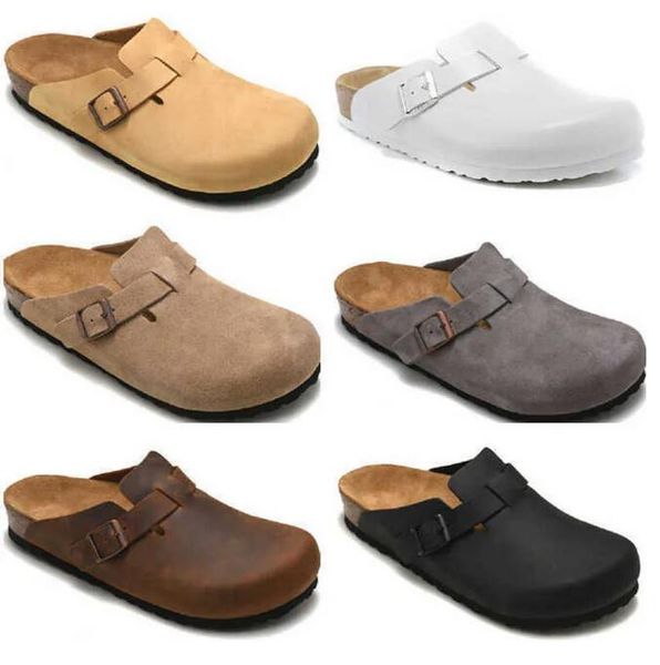 new leather baotou pull cork female male summer 2023 slippers beach sandals boston lazy shoes couples drag designer sneakers., Black
new leather baotou pull cork female male summer 2023 slippers beach sandals boston lazy shoes couples drag designer sneakers., Black