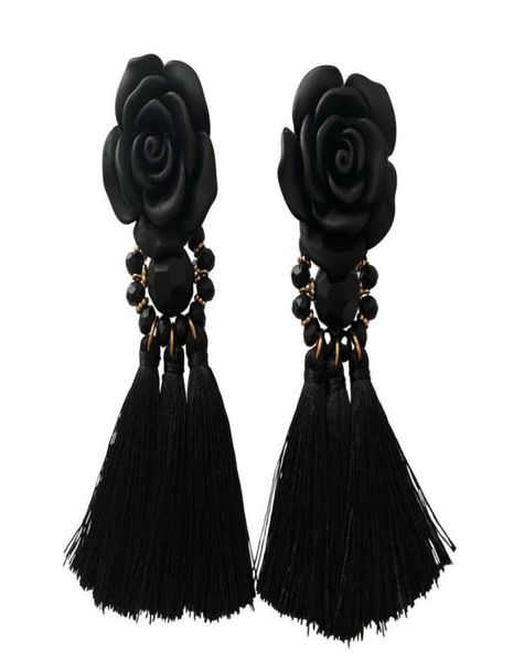 420vintage foreign trade flower love tassel rhinestone black earrings5131042, Golden
420vintage foreign trade flower love tassel rhinestone black earrings5131042, Golden