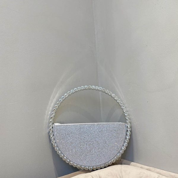 diamond circular evening bags women new round handle rhinestone dinner clutch purses ladies half moon handbag wedding party
diamond circular evening bags women new round handle rhinestone dinner clutch purses ladies half moon handbag wedding party