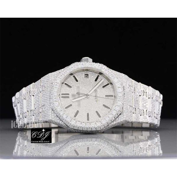 watch vvs ap moissanite diamond custom iced out watch luxury bust down diamond watch for men hip hop watch jewelry cdj8471, Silver
watch vvs ap moissanite diamond custom iced out watch luxury bust down diamond watch for men hip hop watch jewelry cdj8471, Silver
