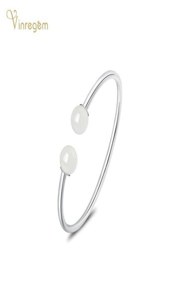 other bracelets vinregem 100 925 sterling silver round hetian jade gemstone opening charm bangle wedding engagement fine jewelry4636894, Golden;silver
other bracelets vinregem 100 925 sterling silver round hetian jade gemstone opening charm bangle wedding engagement fine jewelry4636894, Golden;silver