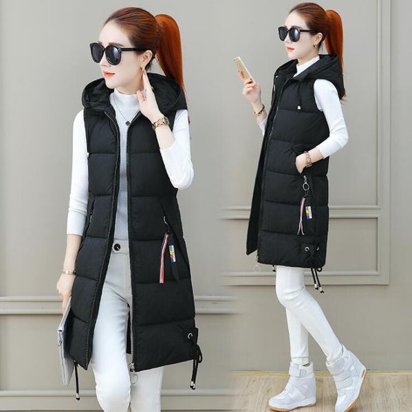 leather #0418 long vest waistcoat jacket women zipper casual vest coat female down cotton waistcoat bodywarmer vest female autumn winter, Black
leather #0418 long vest waistcoat jacket women zipper casual vest coat female down cotton waistcoat bodywarmer vest female autumn winter, Black