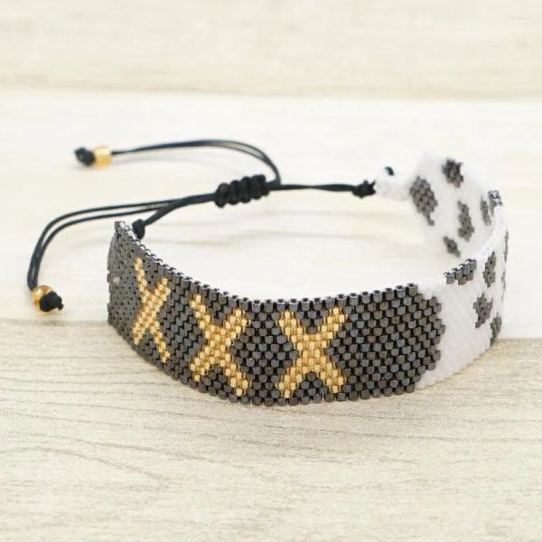 strand beaded bracelet letters spots vintage trendy personalised bohemian handwoven adjustable rice bead unisex, Black
strand beaded bracelet letters spots vintage trendy personalised bohemian handwoven adjustable rice bead unisex, Black