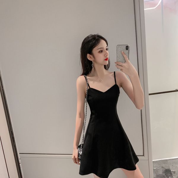 suspender v-neck slimming sleeveless a-line skirt summer korean version solid color leggings skirt small person large size dress female, Black;gray
suspender v-neck slimming sleeveless a-line skirt summer korean version solid color leggings skirt small person large size dress female, Black;gray