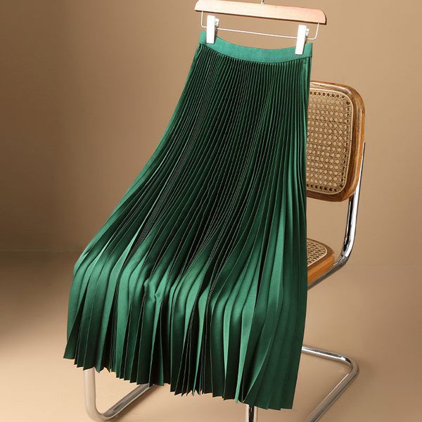 skirts silk midi skirt women high waisted summer long skirt elegant chic solid pleated skirts 230508, Black
skirts silk midi skirt women high waisted summer long skirt elegant chic solid pleated skirts 230508, Black