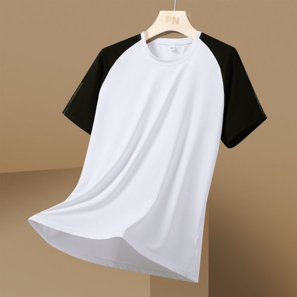 men's t-shirts patchwork tee shirts for men quick dry ice silk skin-friendly fiber t shirts men summer casual short sleeve shirts 2305, White;black
men's t-shirts patchwork tee shirts for men quick dry ice silk skin-friendly fiber t shirts men summer casual short sleeve shirts 2305, White;black