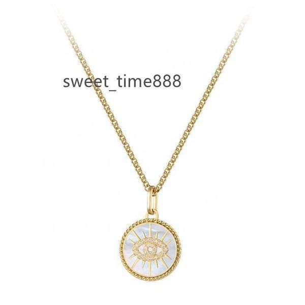 18k gold plated stainless steel jewelry o word chain shell eye zircon ins accessories round card women necklaces p223287, Silver
18k gold plated stainless steel jewelry o word chain shell eye zircon ins accessories round card women necklaces p223287, Silver