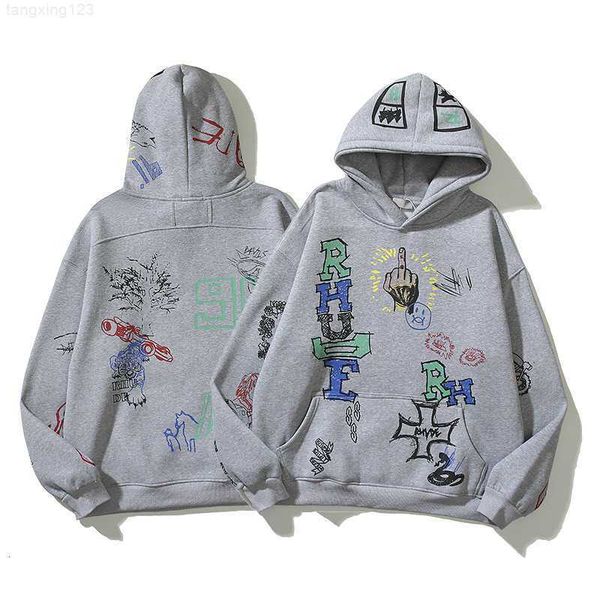 trend 2022 spring and autumn rhude h-painted graffiti printing men's women's couple hoodies hooded jackets coats, Black
trend 2022 spring and autumn rhude h-painted graffiti printing men's women's couple hoodies hooded jackets coats, Black