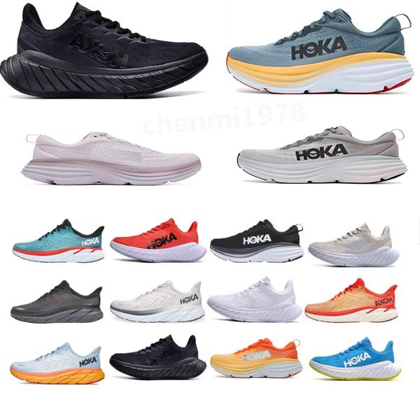 hokas running shoes bondi 8 clifton mens womens designer sneakers breathable cushioned shock absorption run training trainers c40
hokas running shoes bondi 8 clifton mens womens designer sneakers breathable cushioned shock absorption run training trainers c40