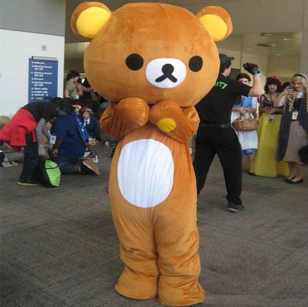 2023 janpan rilakkuma bear mascot costumes size bear cartoon costume halloween party mascot, Red;yellow
2023 janpan rilakkuma bear mascot costumes size bear cartoon costume halloween party mascot, Red;yellow
