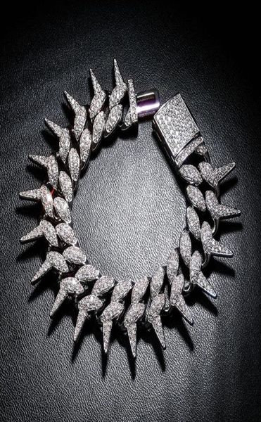 hip hop jewelry claw setting aaa cz stone solid rivet spike thorns cuban miami link chain bracelets bangles for men rapper punk p3991193, Golden;silver
hip hop jewelry claw setting aaa cz stone solid rivet spike thorns cuban miami link chain bracelets bangles for men rapper punk p3991193, Golden;silver