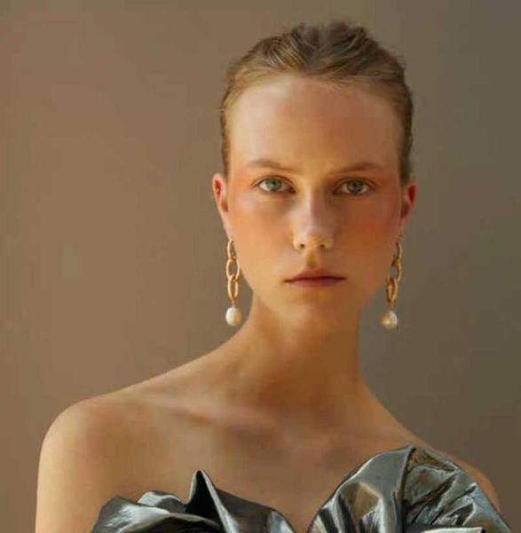 private stick treasure retro baroque zar chain natural specialshaped pearl long and thin earrings8608570, Golden
private stick treasure retro baroque zar chain natural specialshaped pearl long and thin earrings8608570, Golden