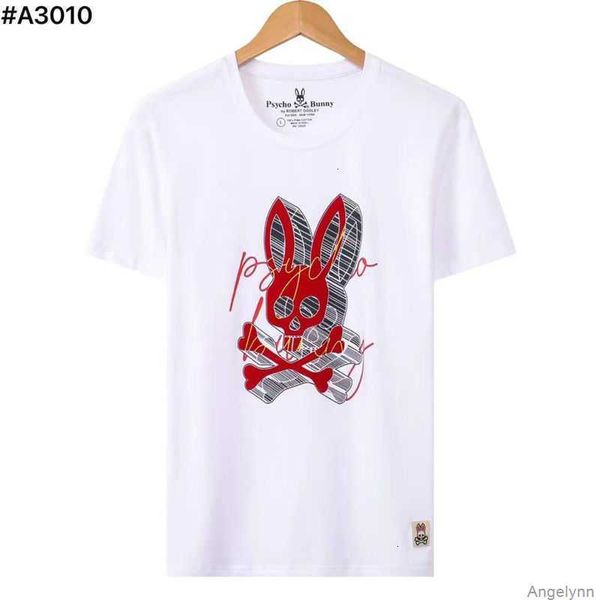 psycho bunny tshirt 23 spring/summer fashion brand casual men's short sleeve flocking printing skull rabbit pattern pure cotton t-shirt, White;black
psycho bunny tshirt 23 spring/summer fashion brand casual men's short sleeve flocking printing skull rabbit pattern pure cotton t-shirt, White;black