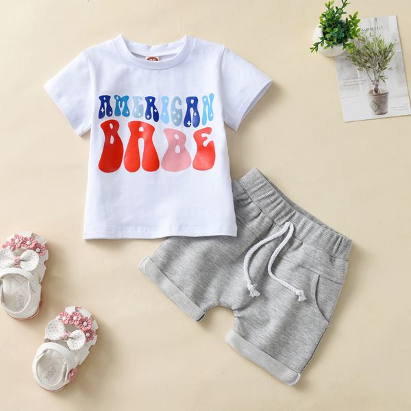 baby boy casual outfits fashion summer letter short sleeve t-shirt draw rope shorts 2pcs clothing set little toddler sports casual 2pcs clot, White
baby boy casual outfits fashion summer letter short sleeve t-shirt draw rope shorts 2pcs clothing set little toddler sports casual 2pcs clot, White