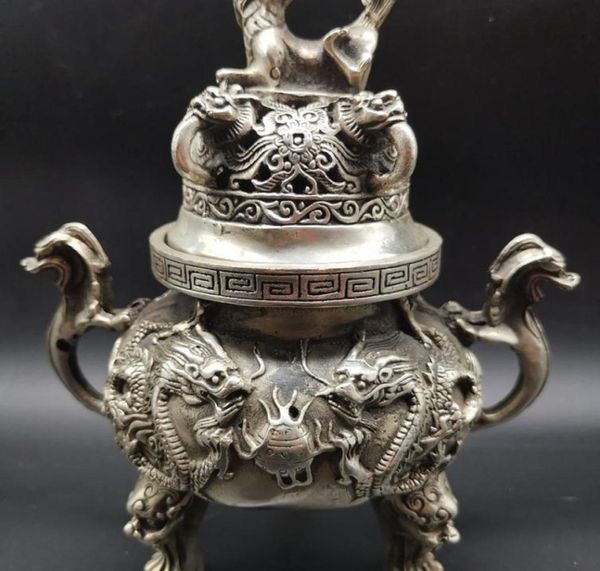 white copper two dragons are playing with a pearl large incense burner antique antique antique collection copper handicraft copper3338237, Blue;slivery
white copper two dragons are playing with a pearl large incense burner antique antique antique collection copper handicraft copper3338237, Blue;slivery