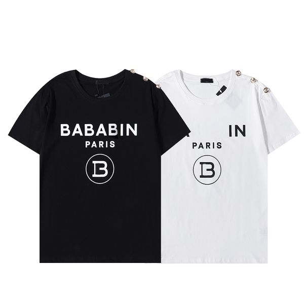 2023 new men's designer men's t-shirt fashion casual double yarn material new short sleeve men's and women's black white, White;black
2023 new men's designer men's t-shirt fashion casual double yarn material new short sleeve men's and women's black white, White;black