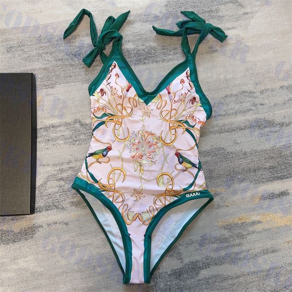 vintage green swimwear designer pattern bikini womens one piece swimsuit v neck bathing suit with box, White;black
vintage green swimwear designer pattern bikini womens one piece swimsuit v neck bathing suit with box, White;black