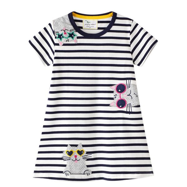 girl s dresses jumping meters summer princess short sleeve applique girls cotton for baby stripe costume selling kids dress 230508, Red;yellow
girl s dresses jumping meters summer princess short sleeve applique girls cotton for baby stripe costume selling kids dress 230508, Red;yellow