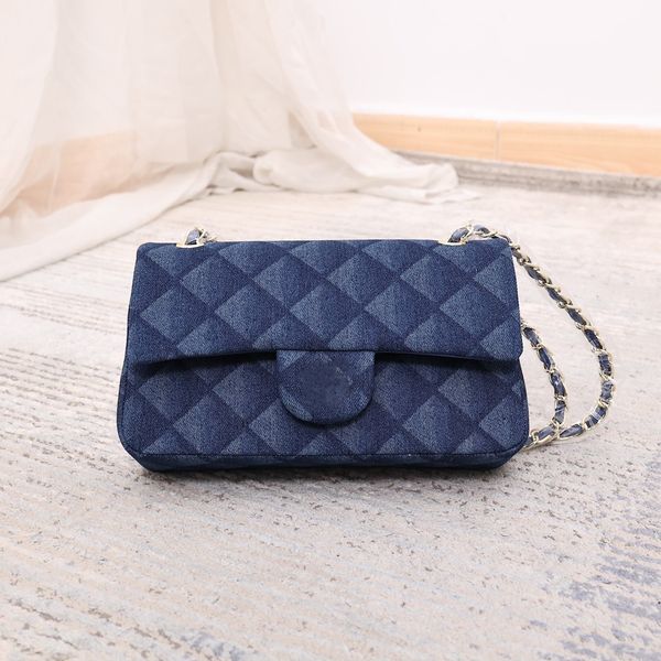classic flap bag 25cm medium womens real leather blue denim quilted purse small luxury designers crossbody shouldeer chain strap banquet bag
classic flap bag 25cm medium womens real leather blue denim quilted purse small luxury designers crossbody shouldeer chain strap banquet bag