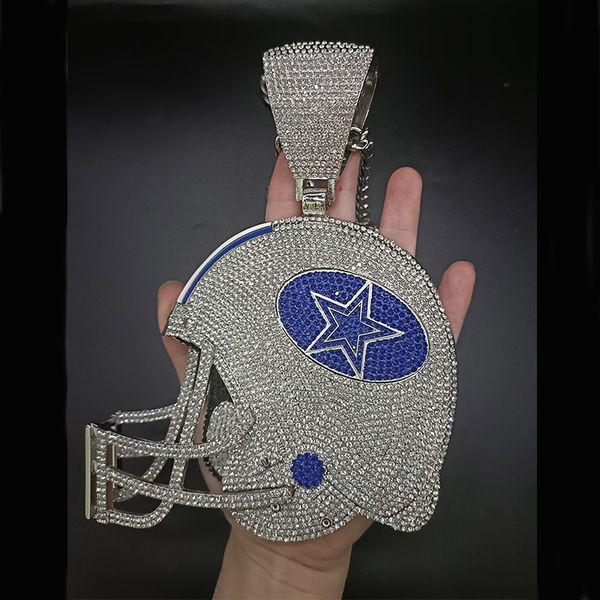 customized rugby helmet large necklace 8inch black rhinestone football pendant pendant necklace men boy children gift necklaces sporty style, Silver
customized rugby helmet large necklace 8inch black rhinestone football pendant pendant necklace men boy children gift necklaces sporty style, Silver