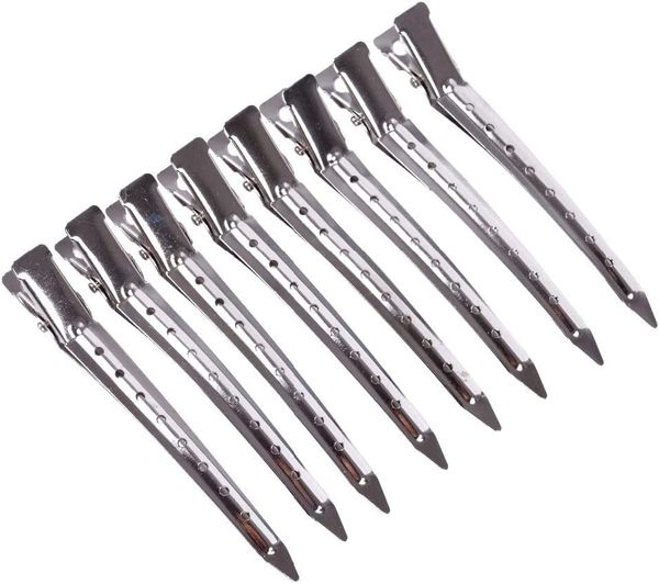 24pcs 3.5 inches duck bill silver curl clips alligator hair clips metal section clips pins for hair extensions
24pcs 3.5 inches duck bill silver curl clips alligator hair clips metal section clips pins for hair extensions