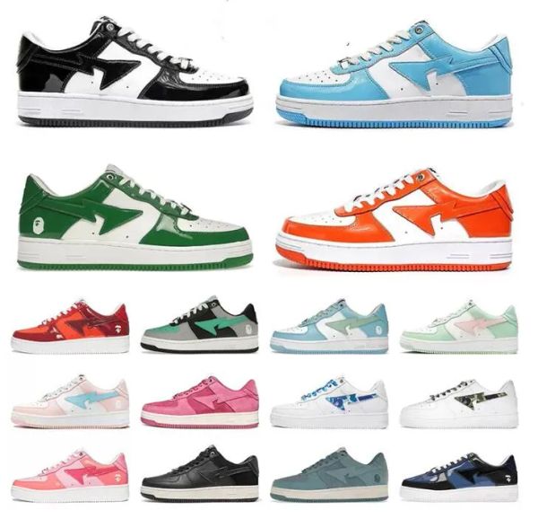 2023 bapestas baped mens casual shoes bapesta sk8 sta designer camo black white green red orange camouflage mens women trainers sports 36 -4
2023 bapestas baped mens casual shoes bapesta sk8 sta designer camo black white green red orange camouflage mens women trainers sports 36 -4
