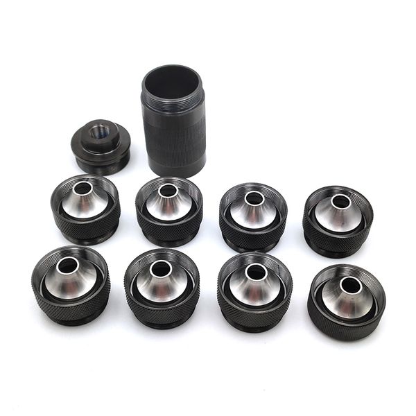 6.6"l 1.5"od module titanium solvent trap black,17-4 stainless steel cup 9mm hole,1/2-28 5/8-24 thread
6.6"l 1.5"od module titanium solvent trap black,17-4 stainless steel cup 9mm hole,1/2-28 5/8-24 thread