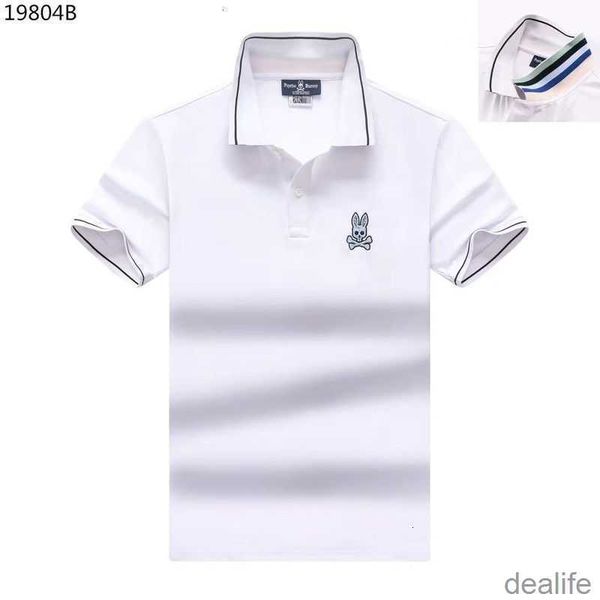 2023 summer new product psycho bunny skull rabbit embroidered polo shirt rib lapel casual fashion trendy men 1xeq, White;black
2023 summer new product psycho bunny skull rabbit embroidered polo shirt rib lapel casual fashion trendy men 1xeq, White;black