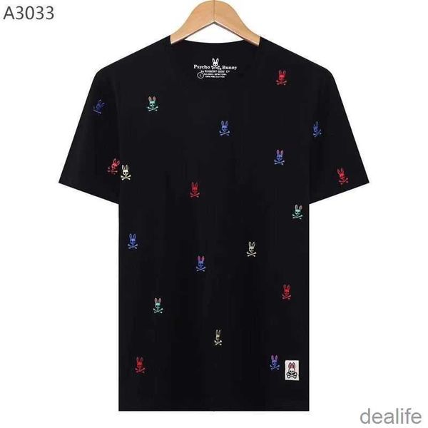 psycho bunny 23 summer new skull rabbit full embroidery short sleeve cotton versatile t-shirt fashion brand men's 97tk, White;black
psycho bunny 23 summer new skull rabbit full embroidery short sleeve cotton versatile t-shirt fashion brand men's 97tk, White;black