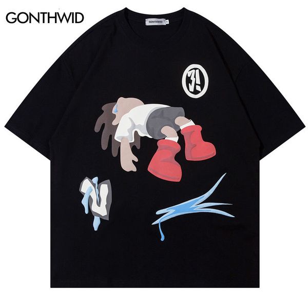 men's t-shirts harajuku men t-shirt hip hop cartoon boy graphic print oversize tshirt streetwear fashion summer cotton loose clothes 23, White;black
men's t-shirts harajuku men t-shirt hip hop cartoon boy graphic print oversize tshirt streetwear fashion summer cotton loose clothes 23, White;black