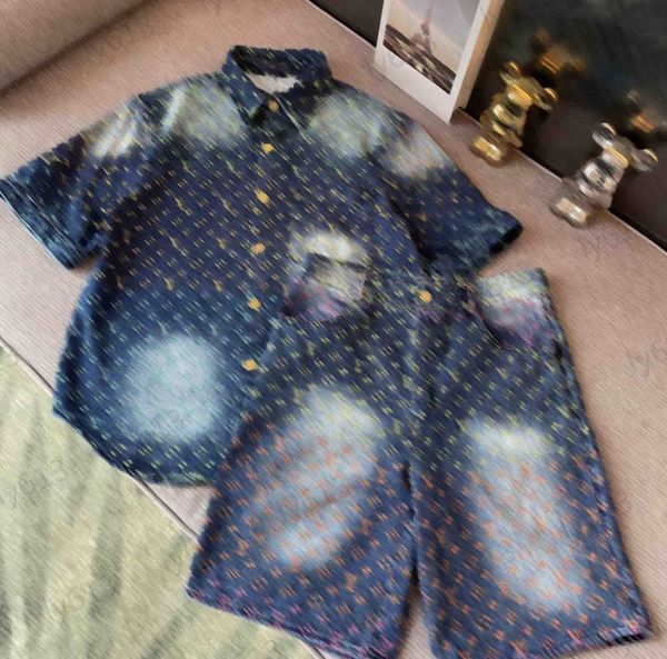 designer mens clothes sets fashion leisure luxury rainbow denim double layer jacquard yarn craft pure cotton t-shirt shorts two piece set ma, Gray
designer mens clothes sets fashion leisure luxury rainbow denim double layer jacquard yarn craft pure cotton t-shirt shorts two piece set ma, Gray