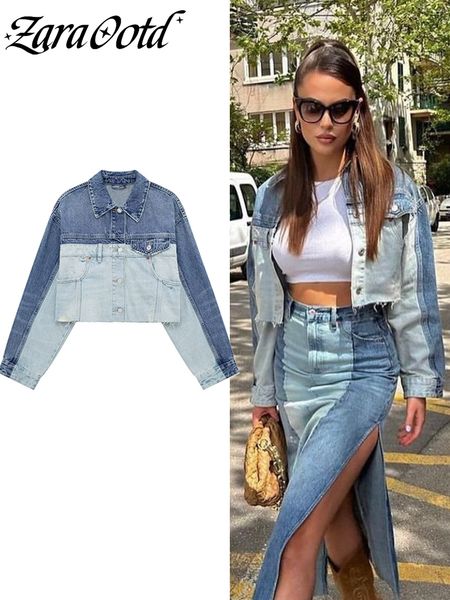 women's jackets fashion patchwork denim cropped jackets women y2k chic pocket short coats female racing bomber jacket high street cowbo, Black;brown
women's jackets fashion patchwork denim cropped jackets women y2k chic pocket short coats female racing bomber jacket high street cowbo, Black;brown