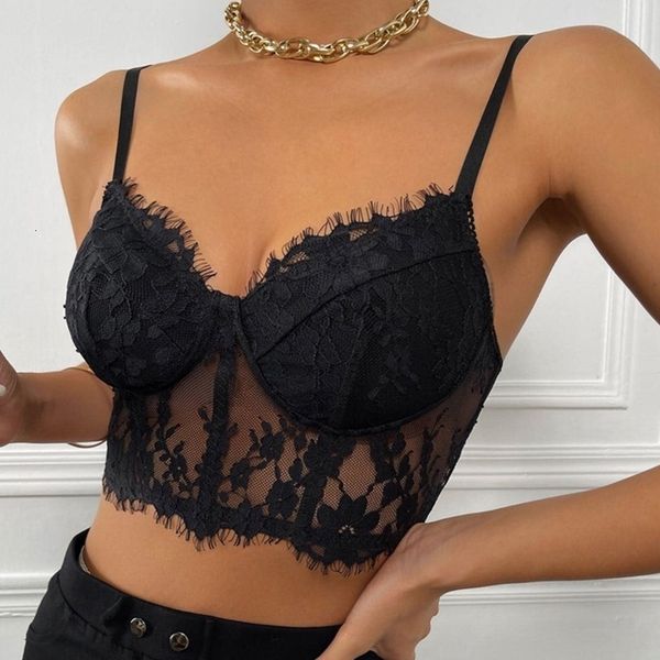 camisoles tanks women lace summer crop spaghetti straps camis female see through corset floral surface mesh camisole bustier 230508, Black;white
camisoles tanks women lace summer crop spaghetti straps camis female see through corset floral surface mesh camisole bustier 230508, Black;white
